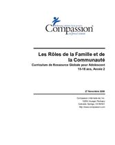 Roles de la Famille et de la Communaute Annee 2