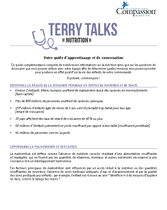 Terry Talks: Nutrition (Guide de Discussion)