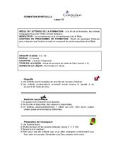 L15 Josué se souvient de l'aide de Dieu