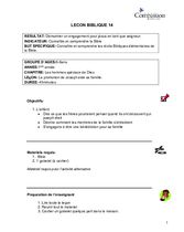 L14 La promotion de Joseph aide sa famille