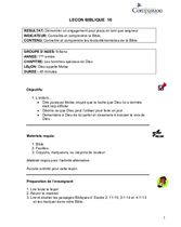 L16 Dieu appelle Moïse