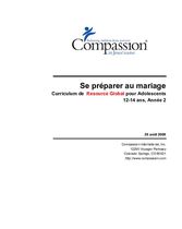 Se preparer au  mariage, 12-14 an 2
