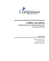La Bible et son contenu 19 + Yr2