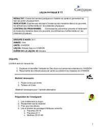 L11 Attitudes sur le VIH-SIDA PH 9-11 Yr1