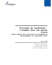 Principes de leadership : s'engager dans une église locale